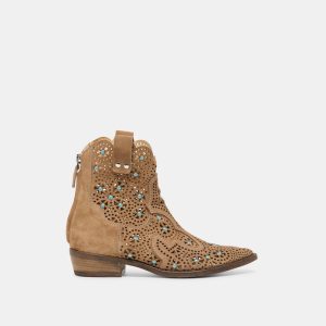 Oakly Booties Mushroom Suede